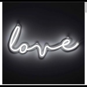 Brand new never used/LED neon light/LOVE sign